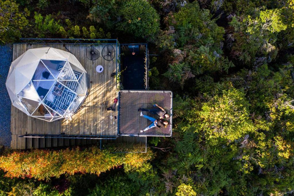 فندق Glamping La Montana Sagrada ميديلين المظهر الخارجي الصورة