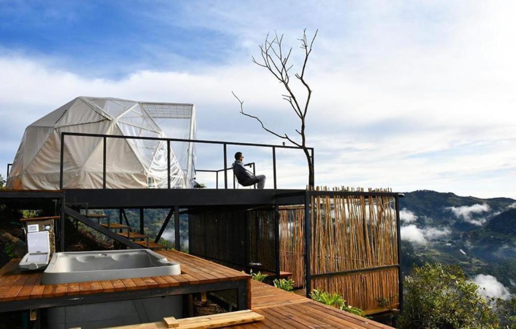 فندق Glamping La Montana Sagrada ميديلين المظهر الخارجي الصورة